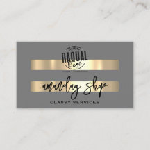 Logotipo de código QR Compro online Cinza Dourada 