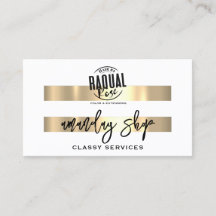 Logotipo de código QR Compro online Dourado Branco