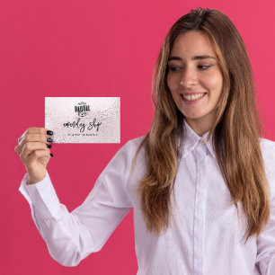 Cartão De Visita Logotipo de código QR Compro online Rosas claro me