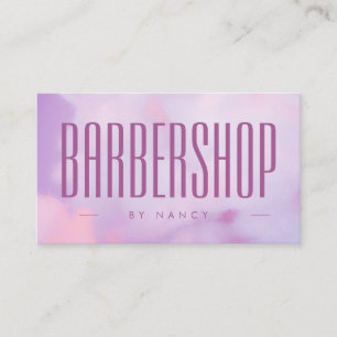 Cartão De Visita Logotipo de Código Qr de Barbearia Holográfico Rox
