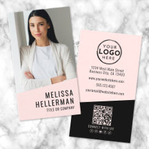 Logotipo de Código QR de Foto Profissional Vertica