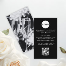 Logotipo de Código QR Preto Moderno Minimalista Pr