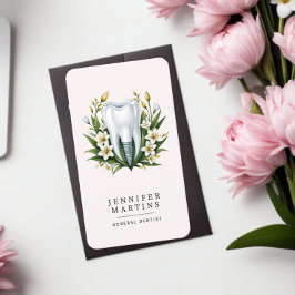 Cartão De Visita Logotipo de Dentista Moderno