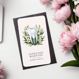 Cartão De Visita Logotipo de Dentista Moderno