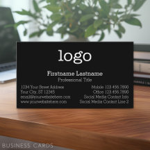 Logotipo de Design básico para empresas e informaç