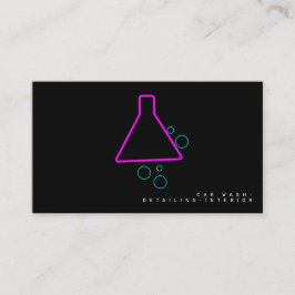 Cartão De Visita Logotipo de Designer de Interiores de Lavação de C