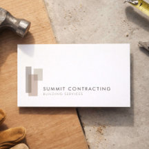 Logotipo de Empreiteiro Geral Moderno