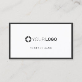 Cartão De Visita Logotipo de empresa de carvão negro moderno