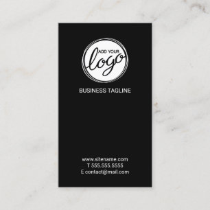 Cartão De Visita Logotipo de empresa personalizado minimalista mode