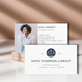 Cartão De Visita Logotipo de escritório Direito Advogado Marinho St