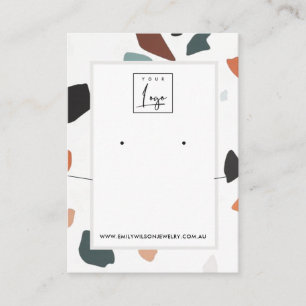 Cartão De Visita Logotipo de exibição do colar do colar de cor la