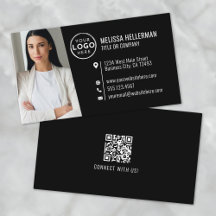 Logotipo de Foto com Código QR Profissional Modern