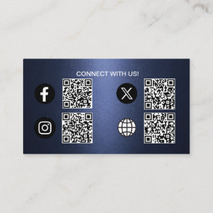 Cartão De Visita Logotipo de Foto de Corretor Moderno Azul Naval
