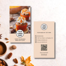 Logotipo de Fotografia Personalizado de Bakery QR
