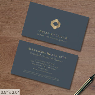 Cartão De Visita Logotipo de luxo profissional moderno