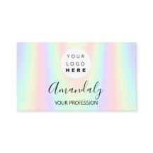 Logotipo de Maquiagem de unhas Hológrafo Sereia FB