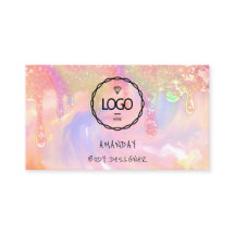 Logotipo de mídia social Logotipo QR Code Holograp