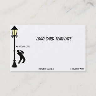 Cartão De Visita Logotipo de música saxofone