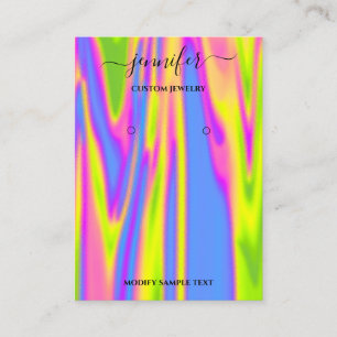 Cartão De Visita Logotipo de placa de joalharia artesanal Moderna