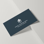 Cartão De Visita Logotipo de Porta Vintage do Knocker Slate Blue Re<br><div class="desc">Nosso cartão de visita de logotipo do batedor de porta apresenta um design sofisticado e eterno que combina um motif elegante de batedor de porta com um tipo clássico, tudo colocado contra um fundo azul rico e ardente. Perfeito para realtors, designers de interiores, agentes de fixação em casa e muito...</div>
