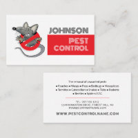 Logotipo de rato de cartoon - Controle de pragas