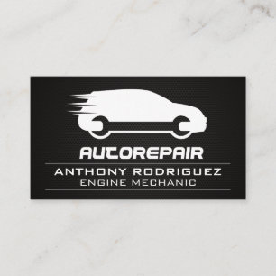Cartão De Visita Logotipo de reparo de correção automática   Car