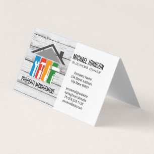 Cartão De Visita Logotipo de reparo em casa   Contratante geral