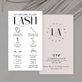 Cartão De Visita Logotipo de Salão de Criação Moderna Extensões de