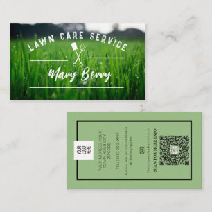 Cartão De Visita Logotipo de Serviço de Proteção e Paisagem