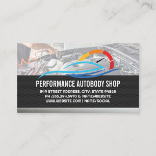 Cartão De Visita Logotipo de Serviços Automotivos Mecânico