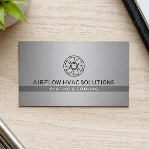 Cartão De Visita Logotipo de Ventilador de Contratante de HVAC Mode