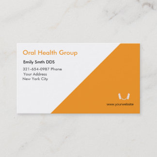 Cartão De Visita Logotipo Dentista
