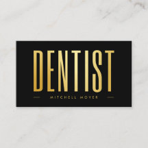 Logotipo Dentista Dentista Negro e Dourado
