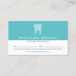 Cartão De Visita Logotipo Dentista Moderno dos Dentes no Compromiss