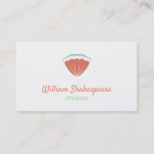 Cartão De Visita Logotipo Diamond Clam Shell