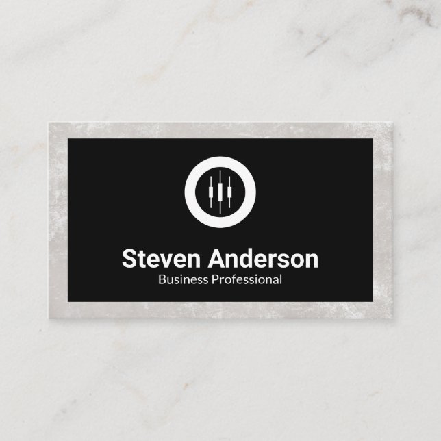 Cartão De Visita Logotipo do Business Stock (Frente)