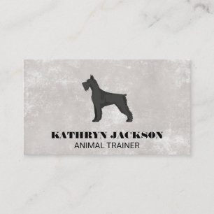 Cartão De Visita Logotipo do cão  Formador