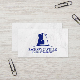 Cartão De Visita Logotipo do Castelo