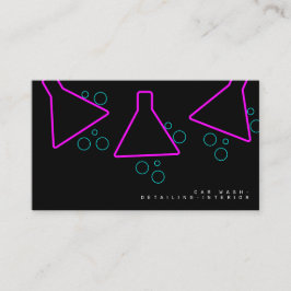 Cartão De Visita Logotipo do Designer Interno de Lavagem de Carro N