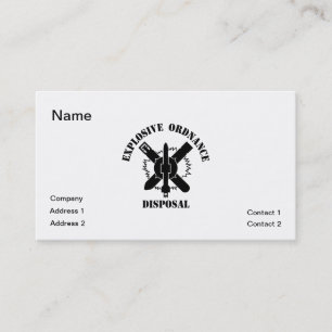 Cartão De Visita Logotipo do EOD