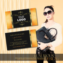 Logotipo do Ornamentado do Ouro brilhante Laranja 