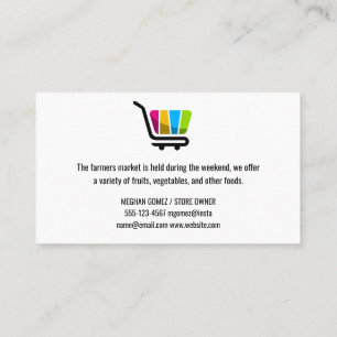 Cartão De Visita Logotipo do Serviço de Entrega de Comida Cozida