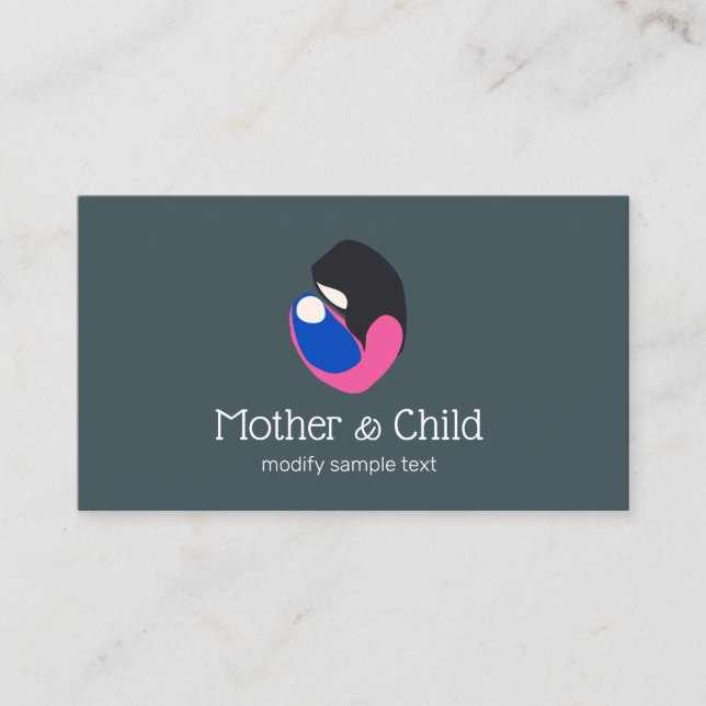 Cartão De Visita Logotipo Doula Prenatal Birthing (Frente)