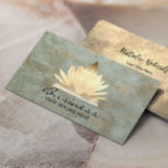 Cartão De Visita Logotipo Dourado de Lotus Vintage Bronze Elegante<br><div class="desc">Cartões de visitas Elegantes De Bronze Do Logotipo Dourado Do Lotus Vintage.</div>