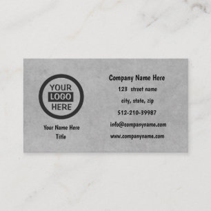 Cartão De Visita Logotipo e informações da empresa   Antecedentes d