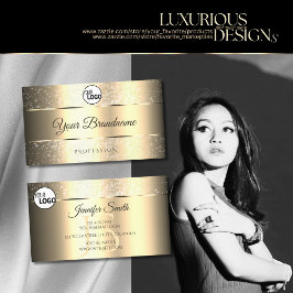 Cartão De Visita Logotipo e inicializações das estrelas de brilho m