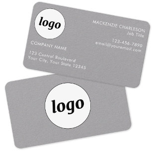 Cartão De Visita Logotipo e Texto Simples