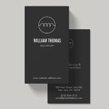 LOGOTIPO ELÉTRICO MODERNO NA CINZA DK