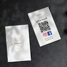 Logotipo Empresarial | Modelo Social de QR Code Mo