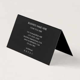 Cartão De Visita Logotipo Empresarial Personalizado Marketing Moder